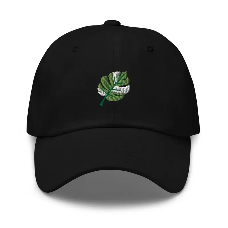 Variegated Monstera Leaf Dad Hat 